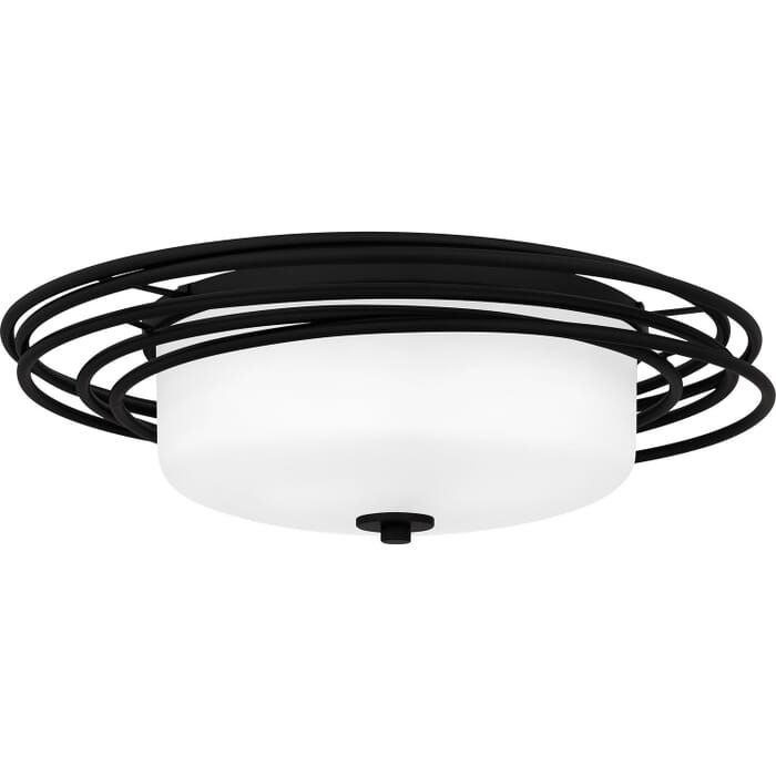 Calliope 2-Light Flush Mount in Matte Black Calliope 2-Light Flush Mount in Matte Black