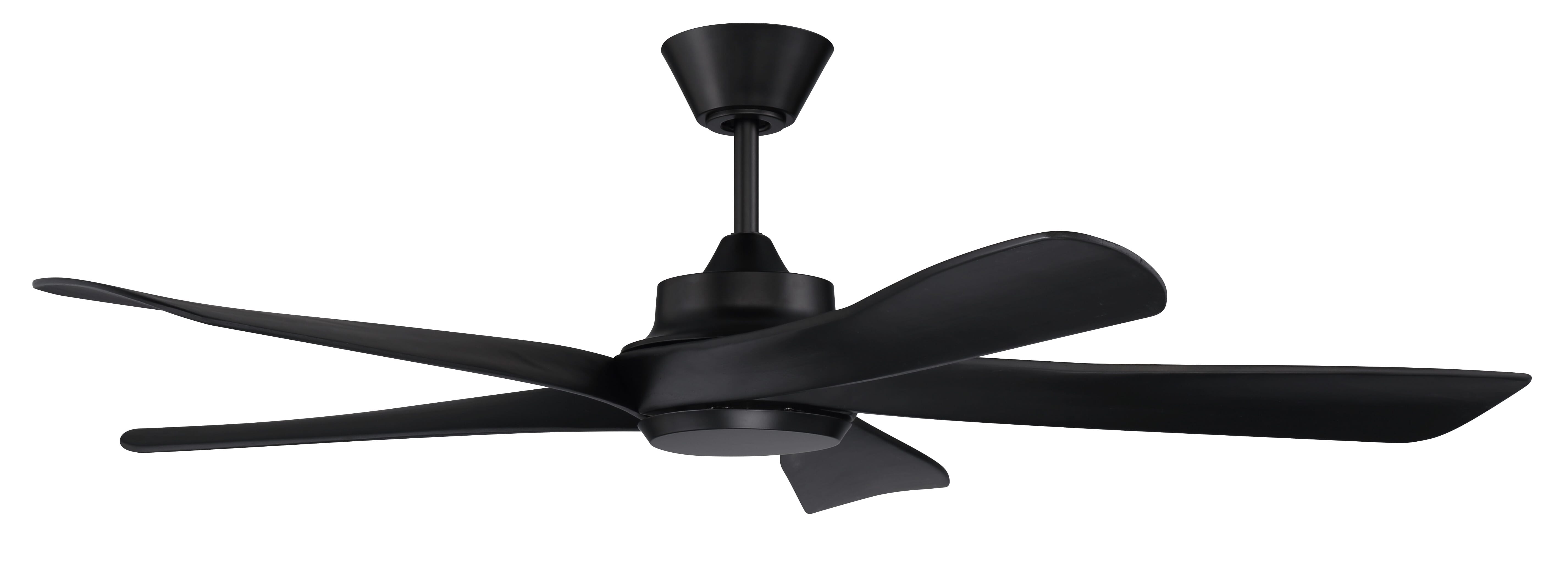 Craftmade Captivate Outdoor Ceiling Fan in Flat Black