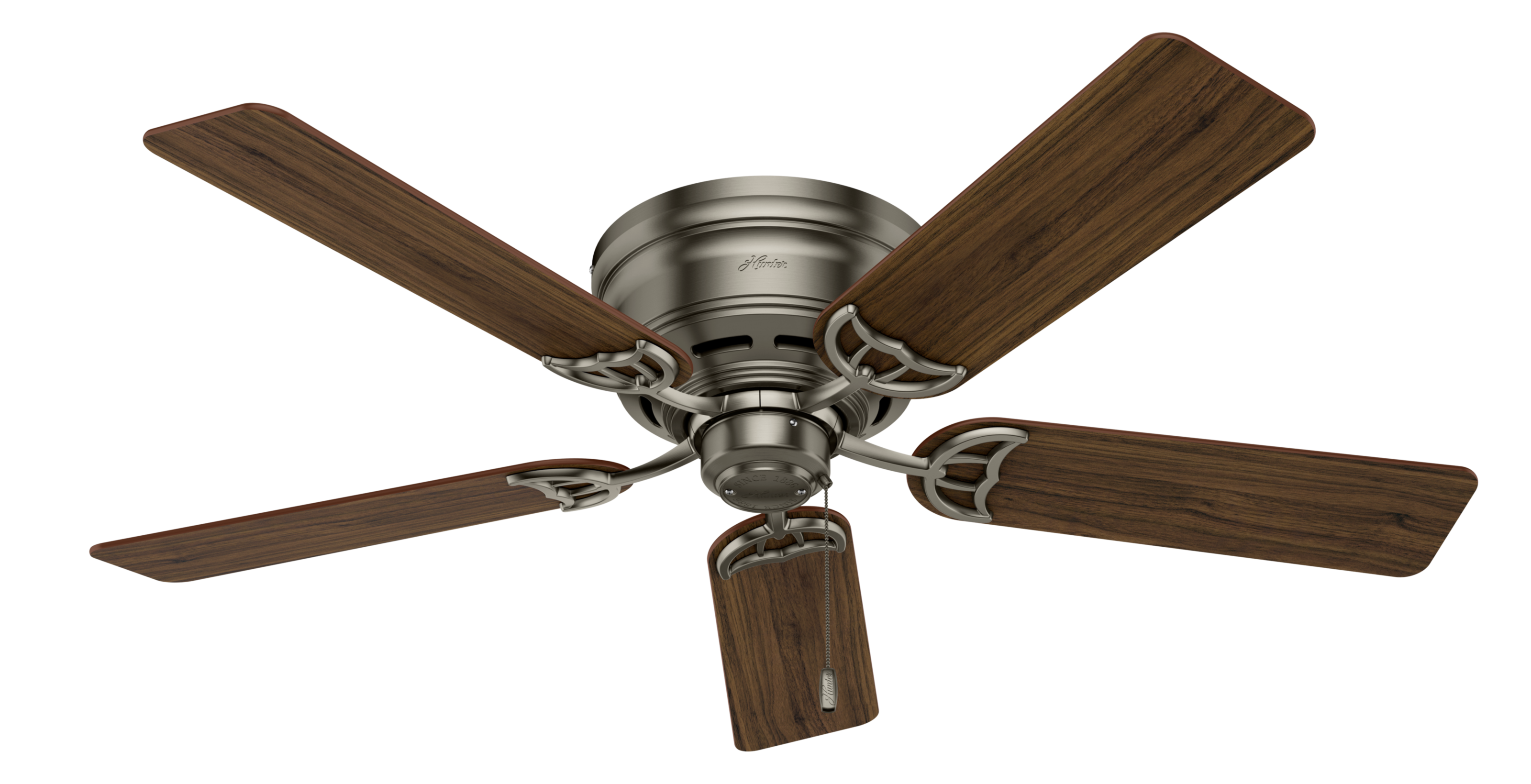 Hunter Fans Low Profile III Plus 52" Indoor Ceiling Fan in Antique Pewter