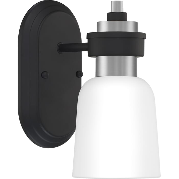 Quoizel Conrad Wall Sconce in Brushed Nickel Quoizel Conrad Wall Sconce in Brushed Nickel