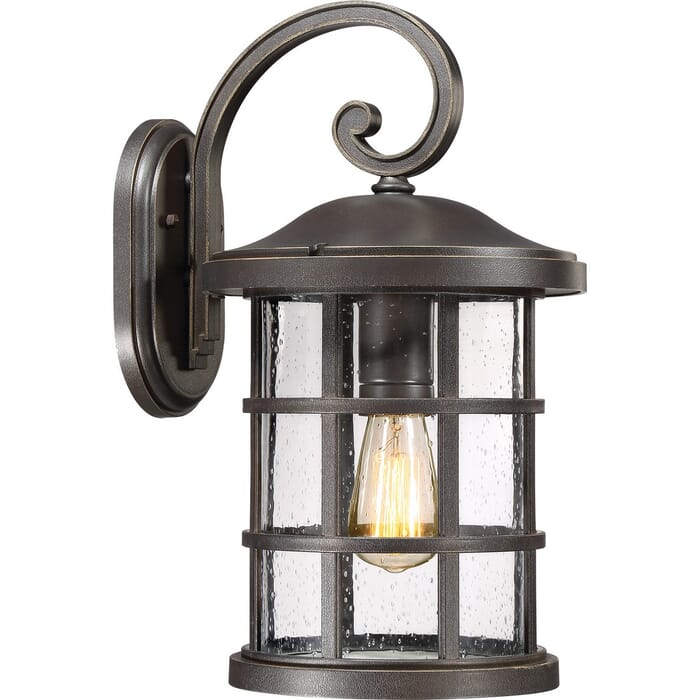 Quoizel Crusade 10" Outdoor Wall Light in Palladian Bronze Quoizel Crusade 10" Outdoor Wall Light in Palladian Bronze