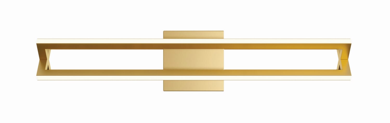 Cass LED Vanity in Gold