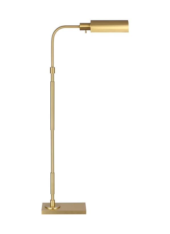 Generation Lighting Kenyon Floor Lamp in Burnished Brass by Chapman & Myers