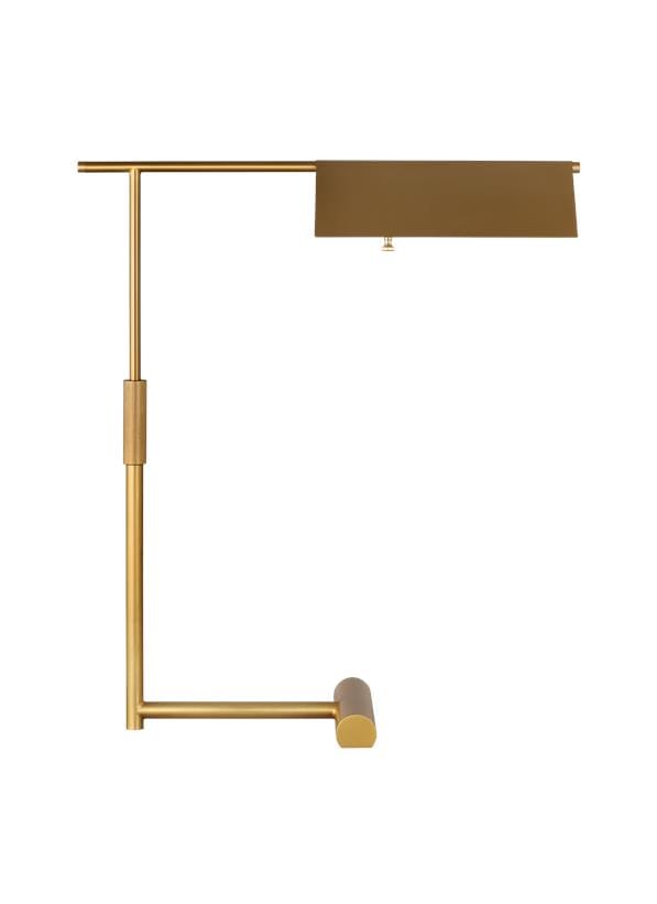 Generation Lighting Foles Table Lamp in Burnished Brass by Chapman & Myers