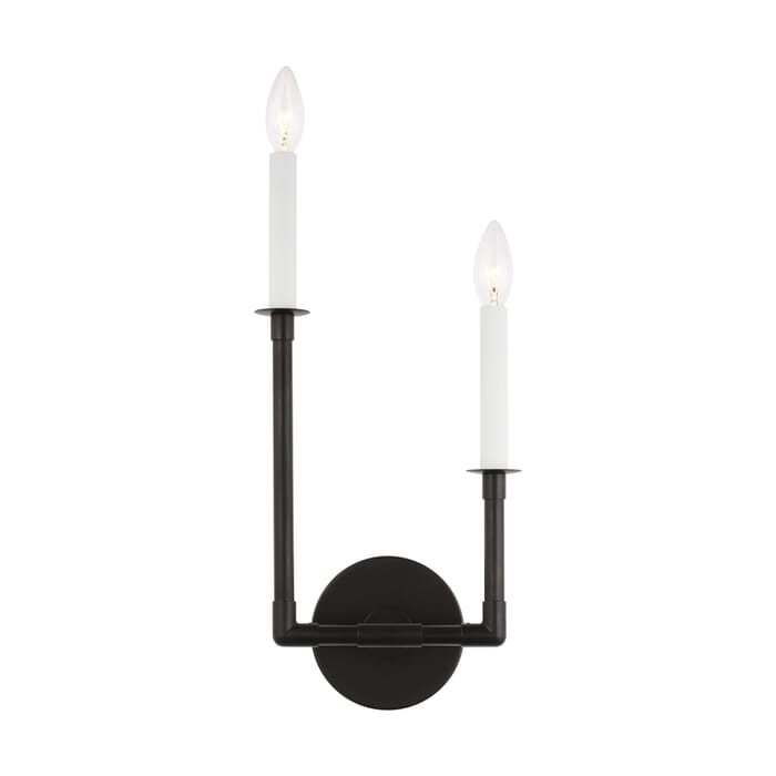 Generation Lighting Bayview 2-Light Wall Sconce in Aged Iron by Chapman & Myers Generation Lighting Bayview 2-Light Wall Sconce in Aged Iron by Chapman & Myers