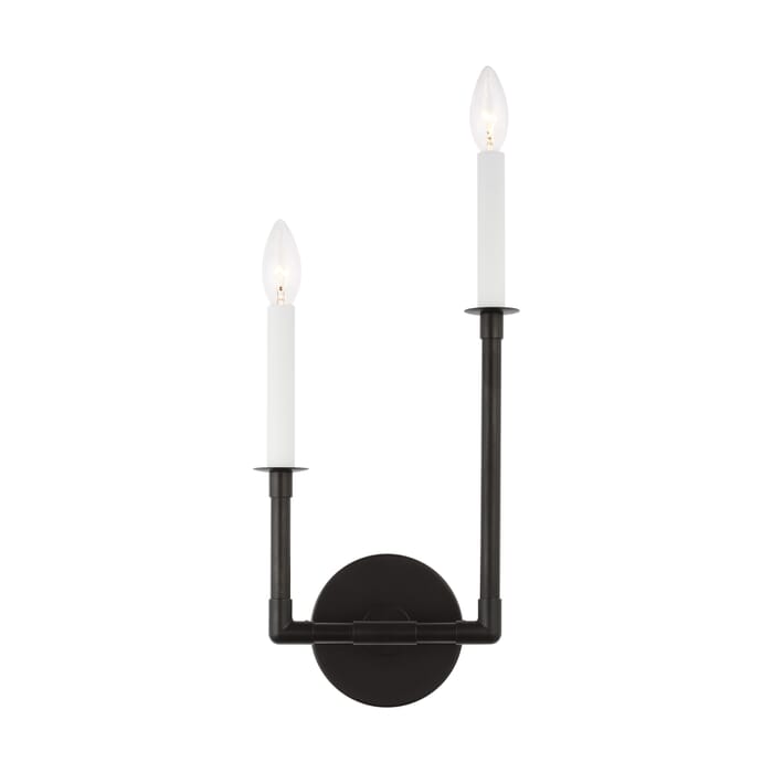 Generation Lighting Bayview 2-Light Wall Sconce in Aged Iron by Chapman & Myers Generation Lighting Bayview 2-Light Wall Sconce in Aged Iron by Chapman & Myers