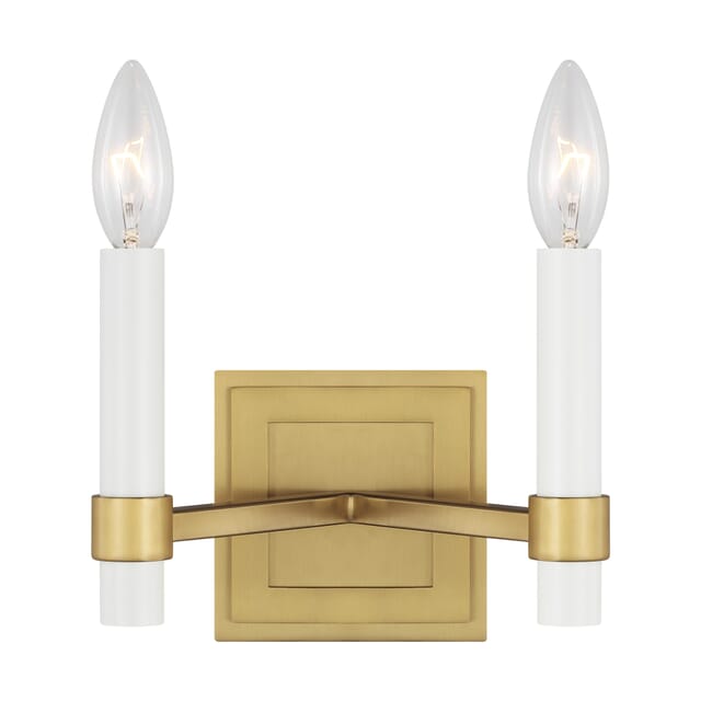 Visual Comfort Studio Marston Wall Sconce in Burnished Brass by Chapman &  Myers 