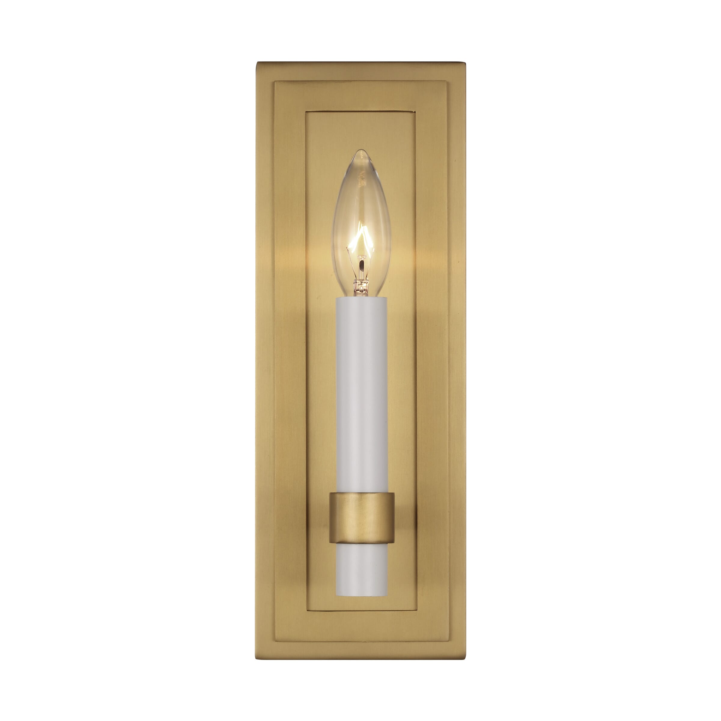 Generation Lighting Marston Wall Sconce in Burnished Brass by Chapman & Myers