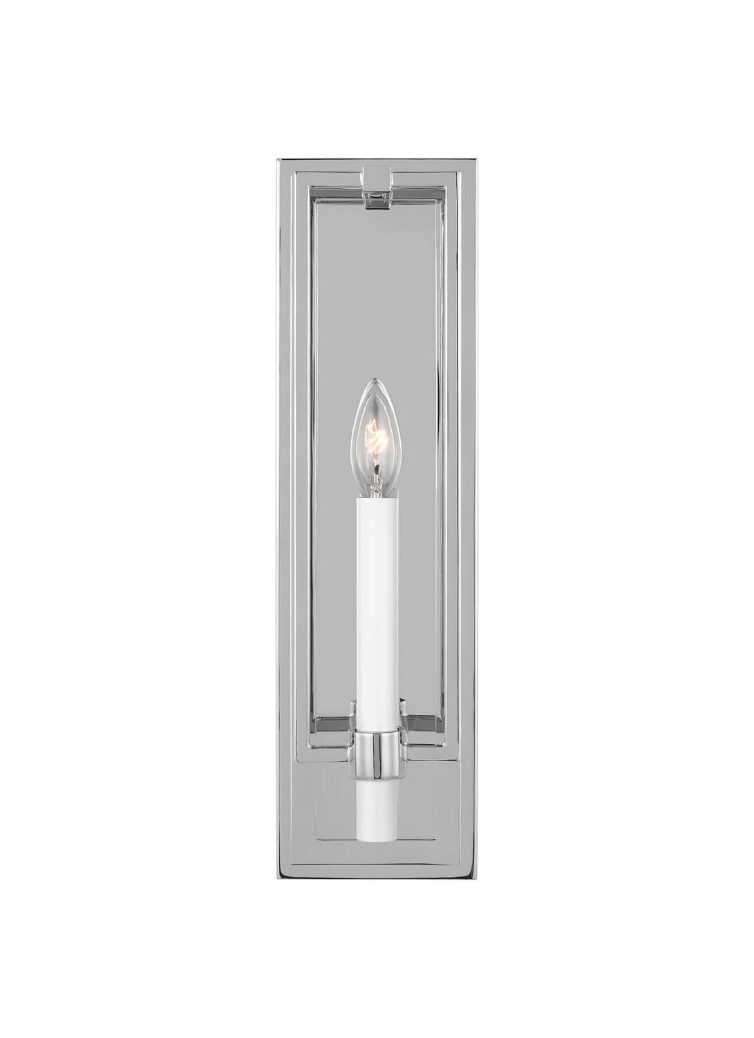Marston 1-Light Wall Sconce in Polished Nickel