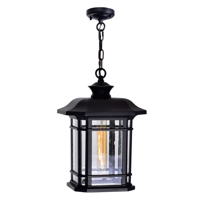 CWI Blackburn 1 Light Outdoor Black Pendant CWI Blackburn 1 Light Outdoor Black Pendant