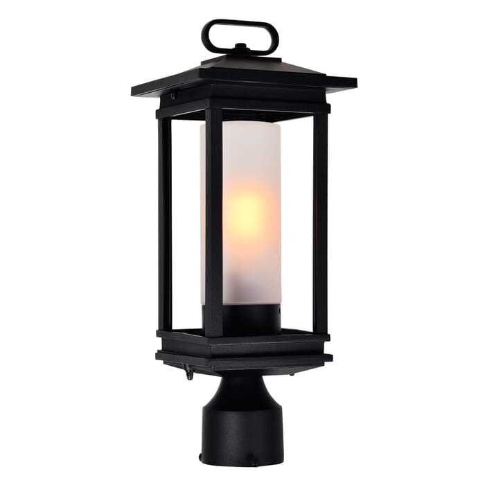 CWI Granville 1 Light Black Outdoor Lantern Head CWI Granville 1 Light Black Outdoor Lantern Head