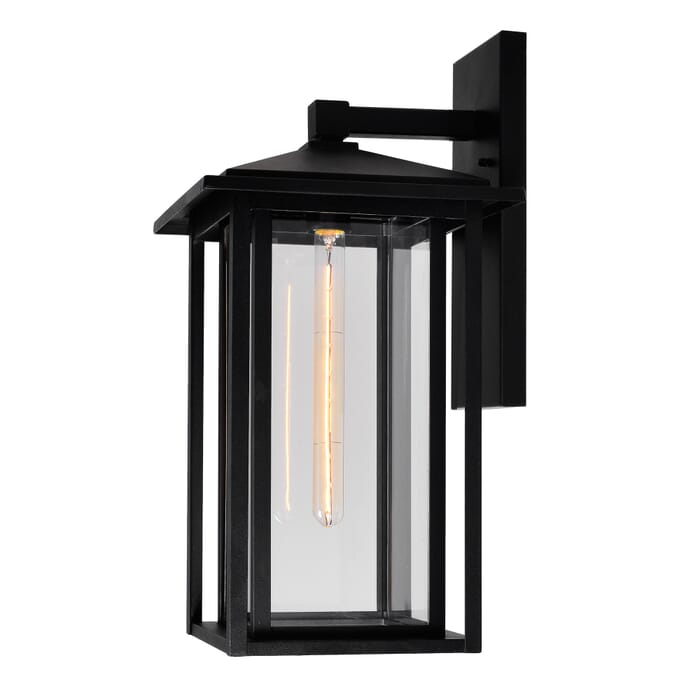 CWI Crawford 1 Light Black Outdoor Wall Light CWI Crawford 1 Light Black Outdoor Wall Light