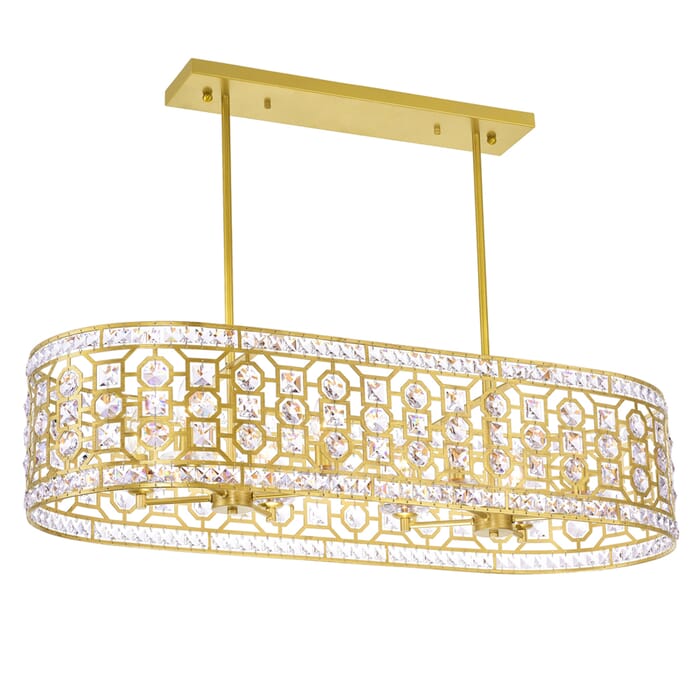 CWI Belinda 8 Light Chandelier With Champagne Finish CWI Belinda 8 Light Chandelier With Champagne Finish