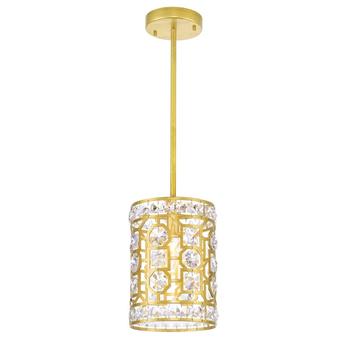 CWI Belinda 1 Light Pendant With Champagne Finish CWI Belinda 1 Light Pendant With Champagne Finish