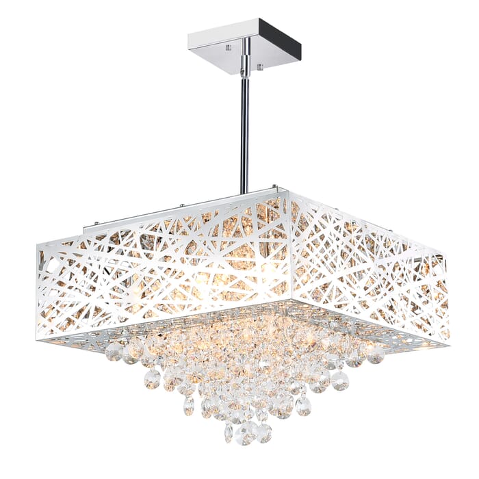 CWI Eternity 9 Light Chandelier With Chrome Finish CWI Eternity 9 Light Chandelier With Chrome Finish