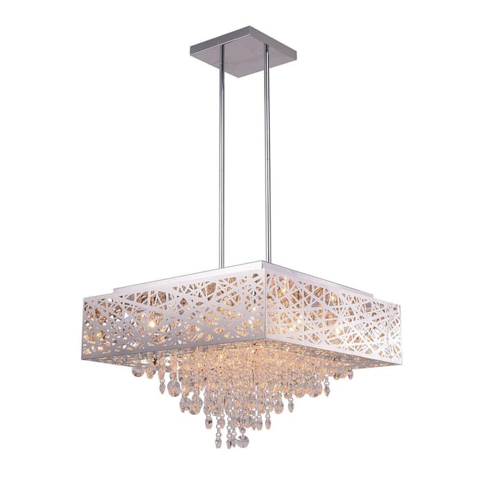CWI Eternity 12 Light Chandelier With Chrome Finish CWI Eternity 12 Light Chandelier With Chrome Finish