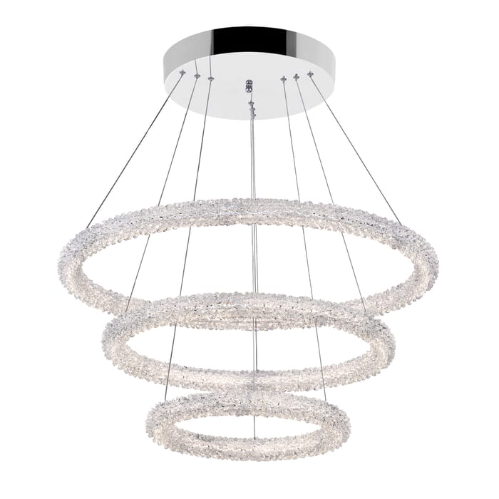 CWI Arielle LED Chandelier With Chrome Finish CWI Arielle LED Chandelier With Chrome Finish