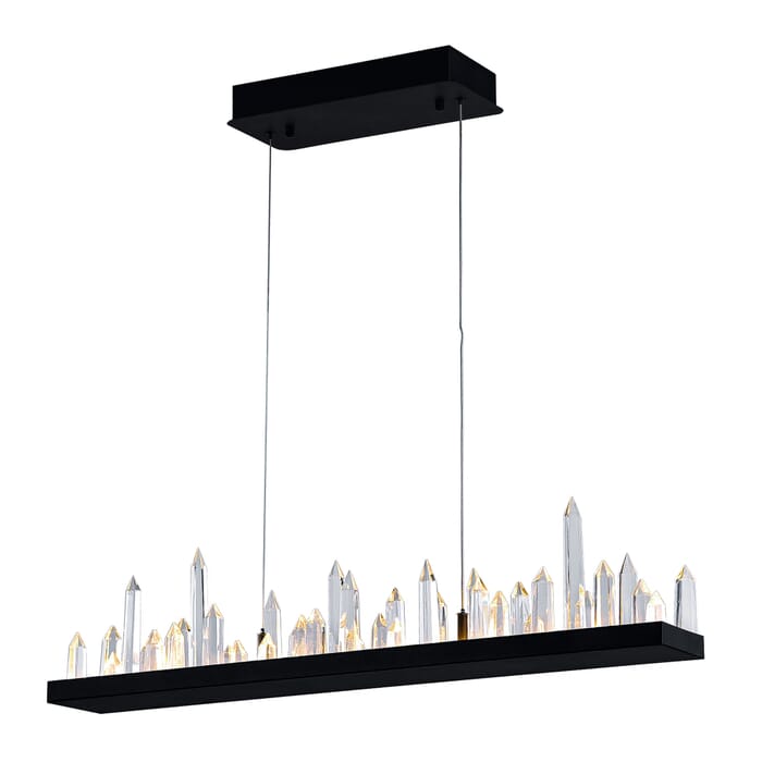 CWI Juliette LED Chandelier With Black Finish CWI Juliette LED Chandelier With Black Finish