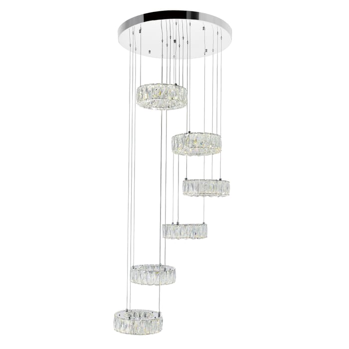 CWI Madeline LED Chandelier With Chrome Finish CWI Madeline LED Chandelier With Chrome Finish