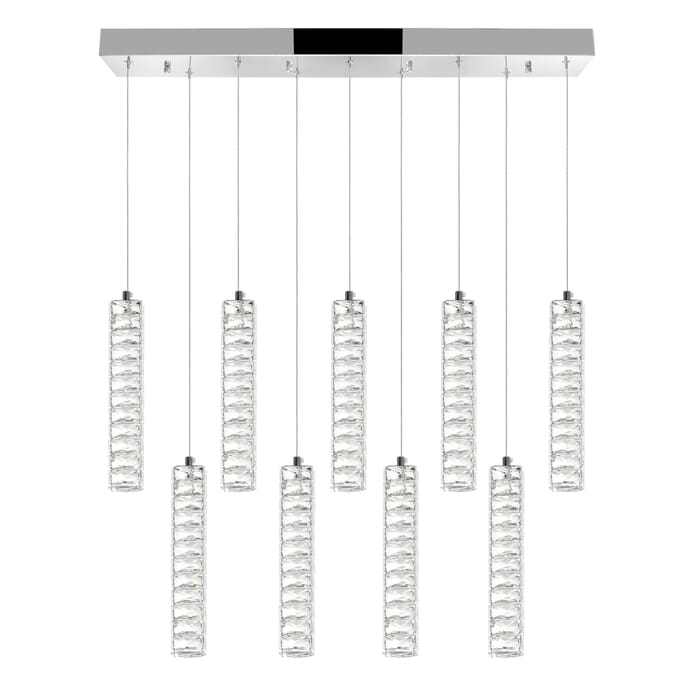 CWI Celina LED Chandelier With Chrome Finish CWI Celina LED Chandelier With Chrome Finish