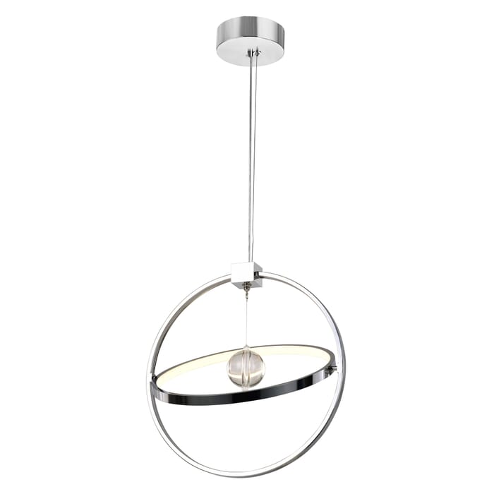 CWI Colette LED Chandelier With Chrome Finish CWI Colette LED Chandelier With Chrome Finish