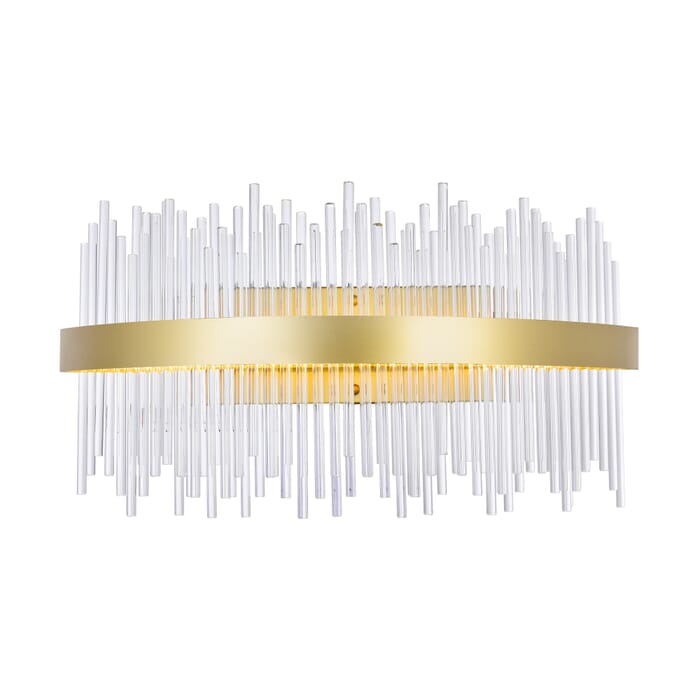 CWI Genevieve LED Wall Sconce With Medallion Gold Finish CWI Genevieve LED Wall Sconce With Medallion Gold Finish