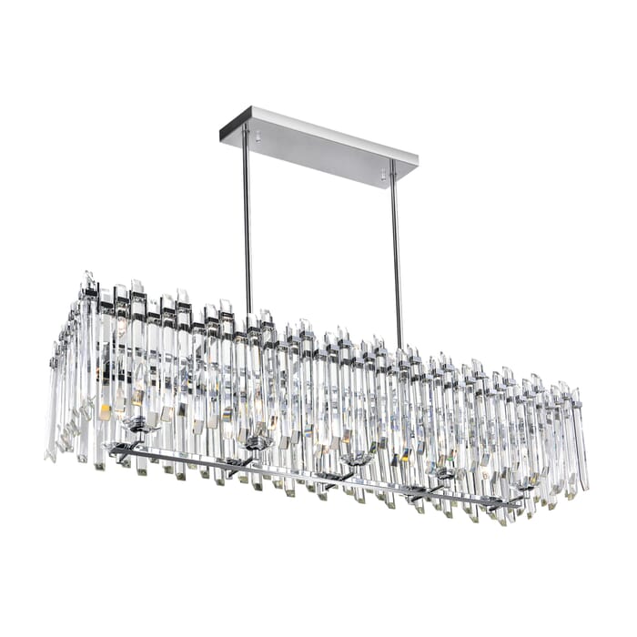 CWI Henrietta 10 Light Chandelier With Chrome Finish CWI Henrietta 10 Light Chandelier With Chrome Finish