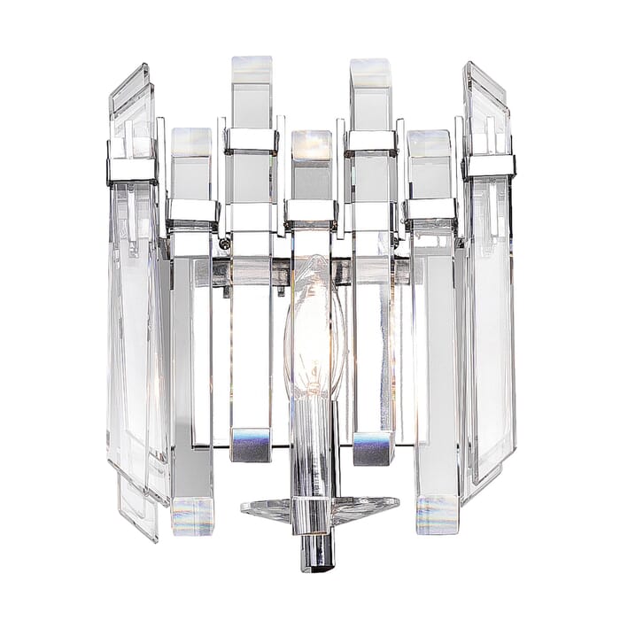CWI Henrietta 1 Light Wall Sconce With Chrome Finish CWI Henrietta 1 Light Wall Sconce With Chrome Finish