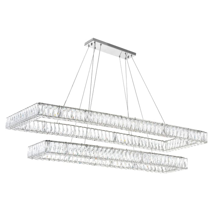 CWI Felicity LED Chandelier With Chrome Finish CWI Felicity LED Chandelier With Chrome Finish