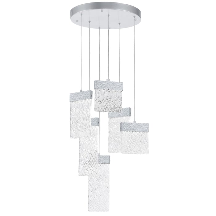 CWI Carolina LED Chandelier With Pewter Finish CWI Carolina LED Chandelier With Pewter Finish