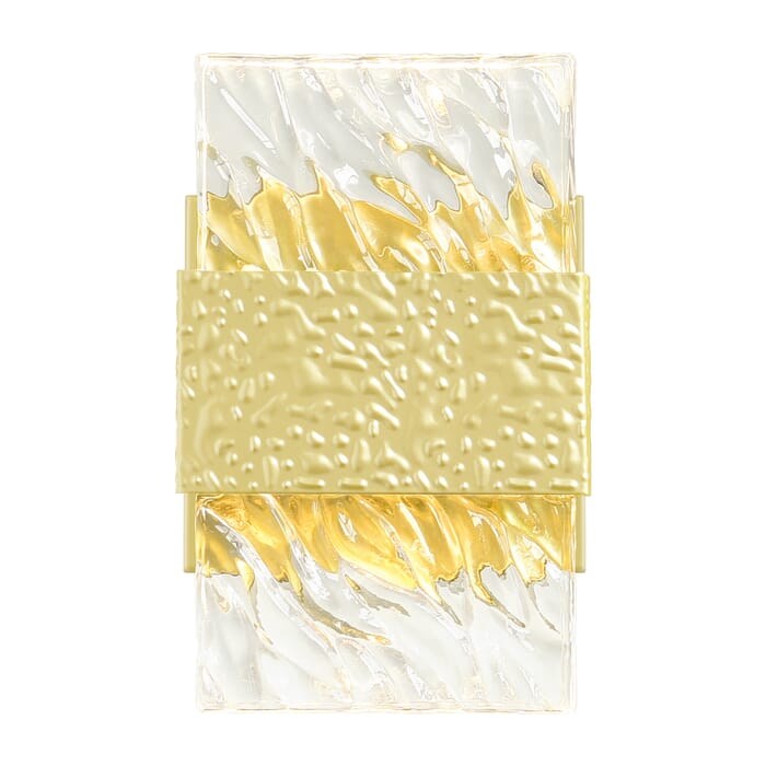 CWI Carolina LED Wall Sconce With Gold Leaf Finish CWI Carolina LED Wall Sconce With Gold Leaf Finish