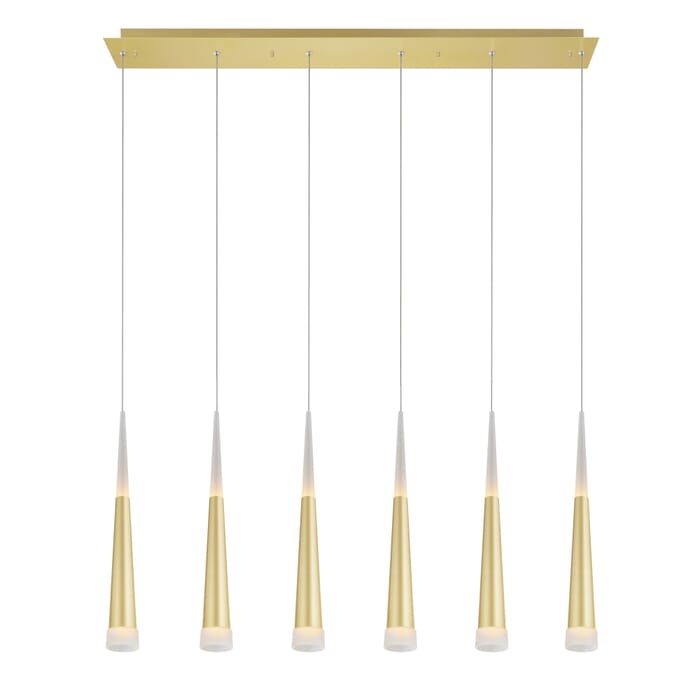 CWI Andes LED Pool Table Light With Satin Gold Finish CWI Andes LED Pool Table Light With Satin Gold Finish