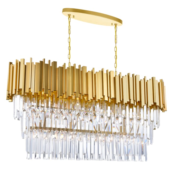 CWI Deco 9 Light Pool Table Light With Medallion Gold Finish CWI Deco 9 Light Pool Table Light With Medallion Gold Finish