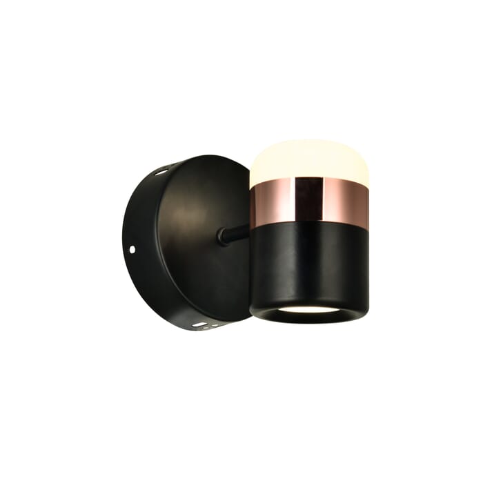 CWI Moxie LED Wall Light With Black Finish CWI Moxie LED Wall Light With Black Finish