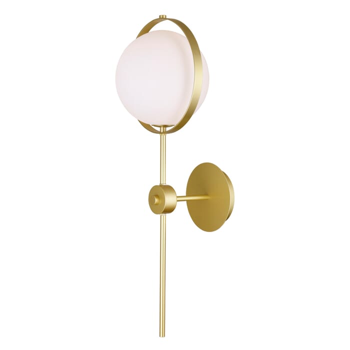 CWI Da Vinci 1 Light Wall Light With Brass Finish CWI Da Vinci 1 Light Wall Light With Brass Finish