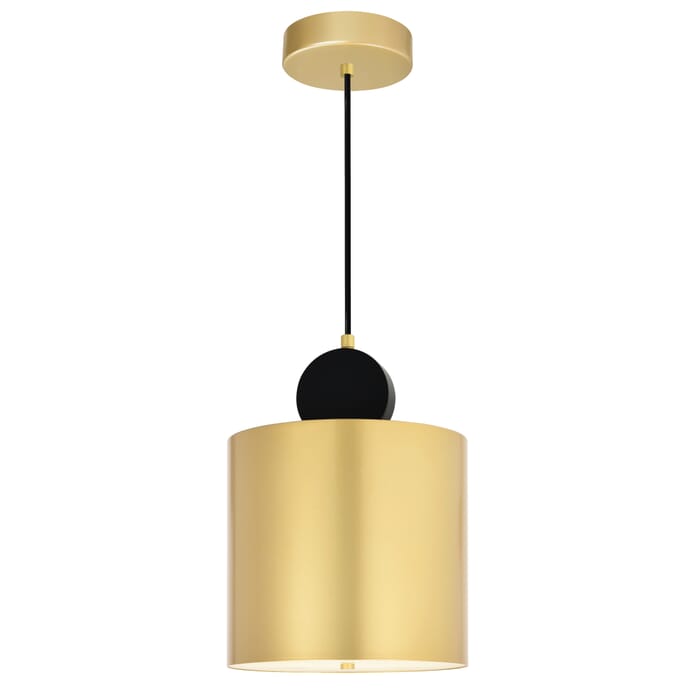CWI Saleen LED Mini Pendant With Sun Gold & Black Finish CWI Saleen LED Mini Pendant With Sun Gold & Black Finish