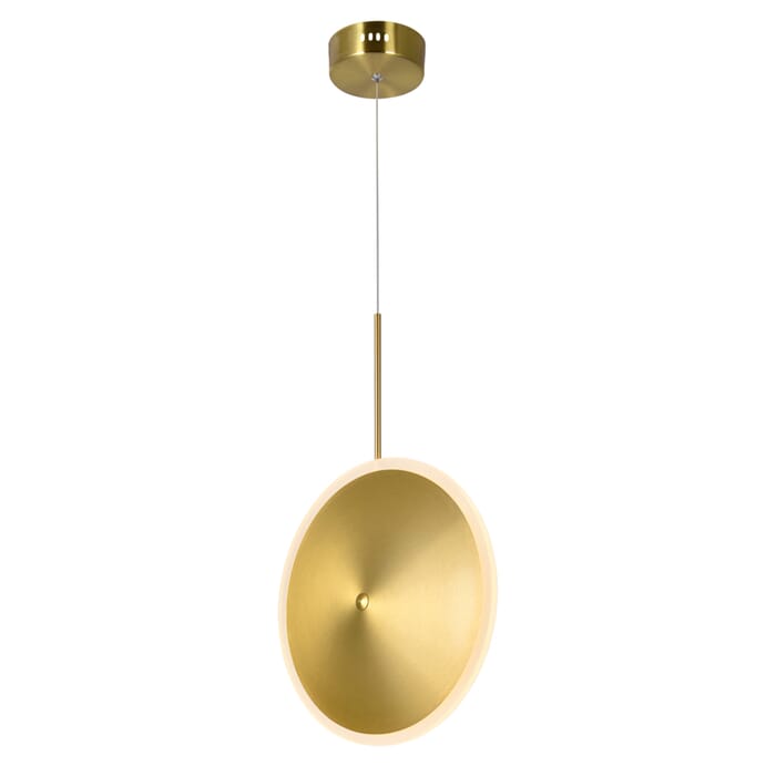 CWI Ovni LED Mini Pendant With Brass Finish CWI Ovni LED Mini Pendant With Brass Finish