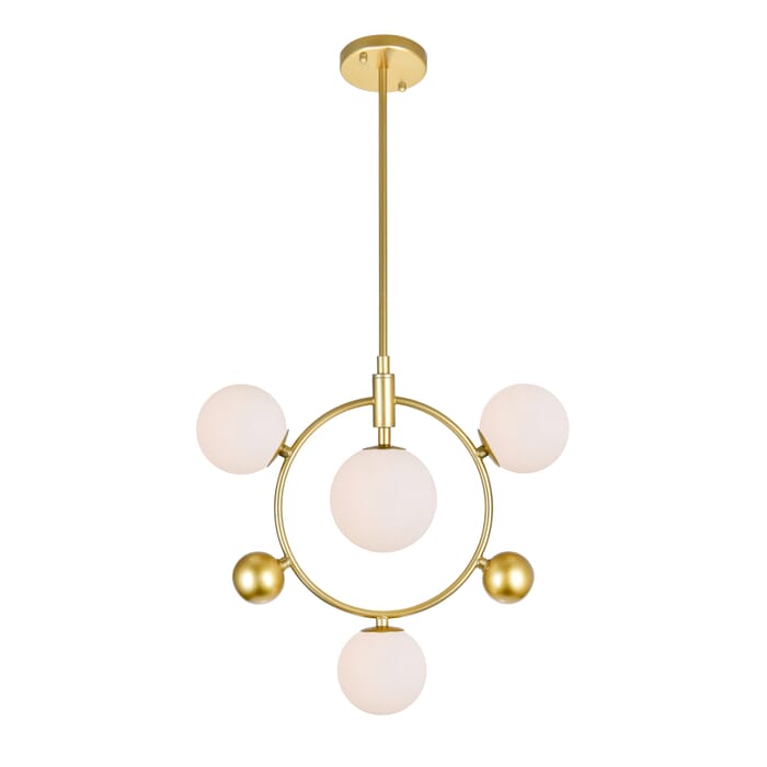 CWI Celeste 4 Light Pendant With Medallion Gold Finish CWI Celeste 4 Light Pendant With Medallion Gold Finish