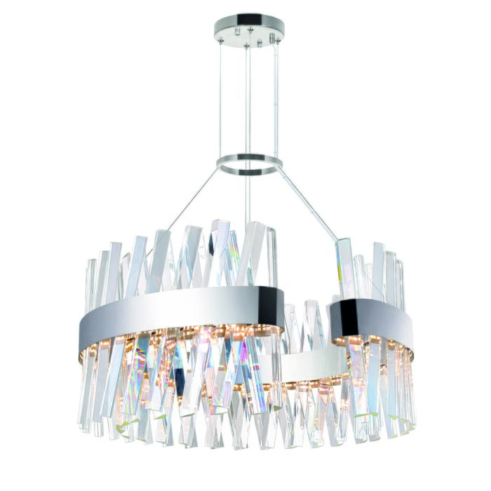 CWI Glace LED Chandelier With Chrome Finish CWI Glace LED Chandelier With Chrome Finish