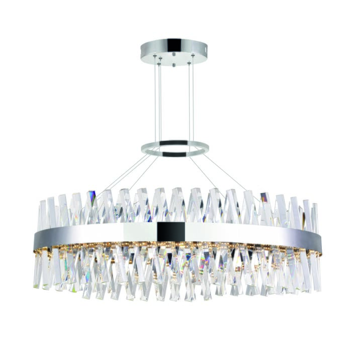CWI Glace LED Chandelier With Chrome Finish CWI Glace LED Chandelier With Chrome Finish