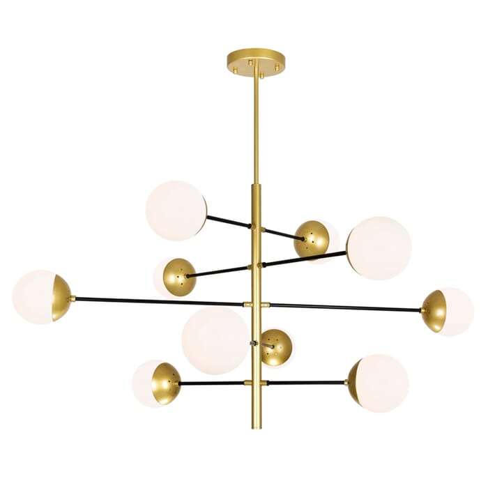 CWI Compass 10 Light Chandelier With Medallion Gold Finish CWI Compass 10 Light Chandelier With Medallion Gold Finish