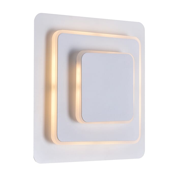 CWI Private I LED Sconce With Matte White Finish CWI Private I LED Sconce With Matte White Finish