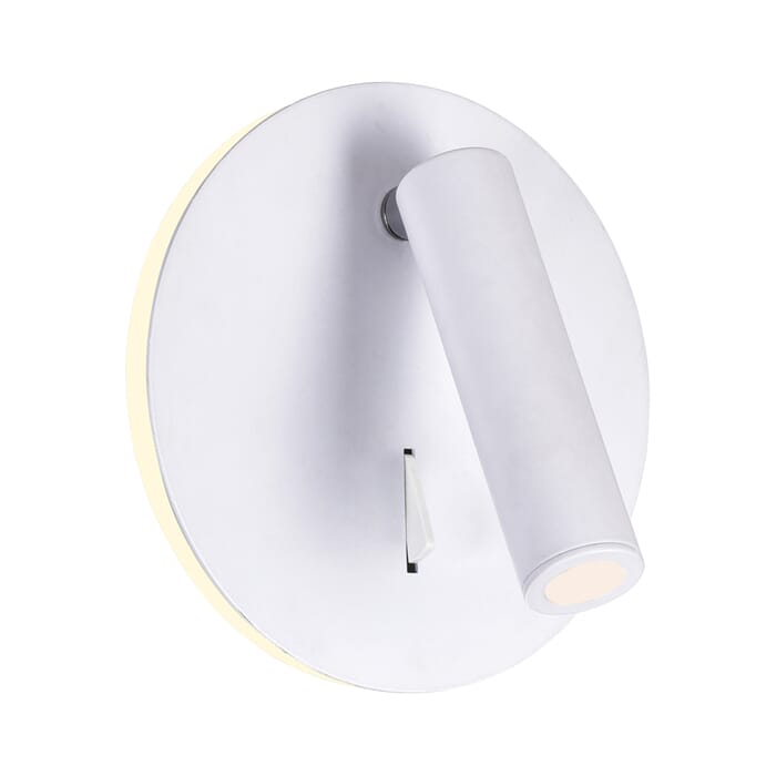 CWI Private I LED Sconce With Matte White Finish CWI Private I LED Sconce With Matte White Finish