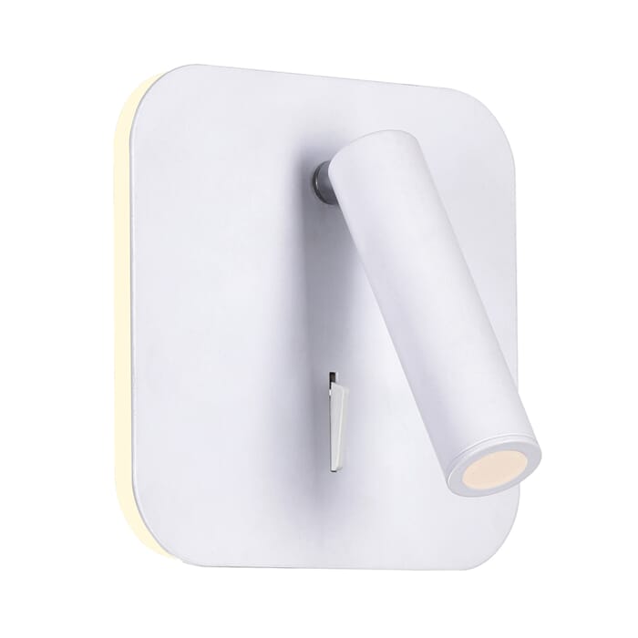 CWI Private I LED Sconce With Matte White Finish CWI Private I LED Sconce With Matte White Finish