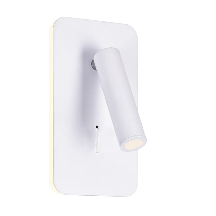 CWI Private I LED Sconce With Matte White Finish CWI Private I LED Sconce With Matte White Finish