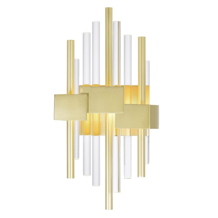 CWI Millipede 7 in LED Satin Gold Wall Sconce CWI Millipede 7 in LED Satin Gold Wall Sconce
