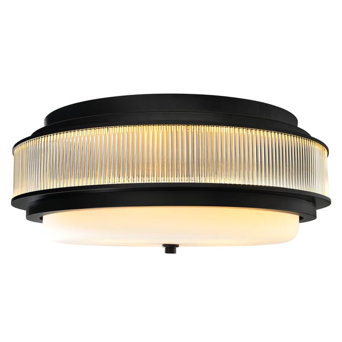 CWI Valdivia 4 Light Black Flush Mount CWI Valdivia 4 Light Black Flush Mount