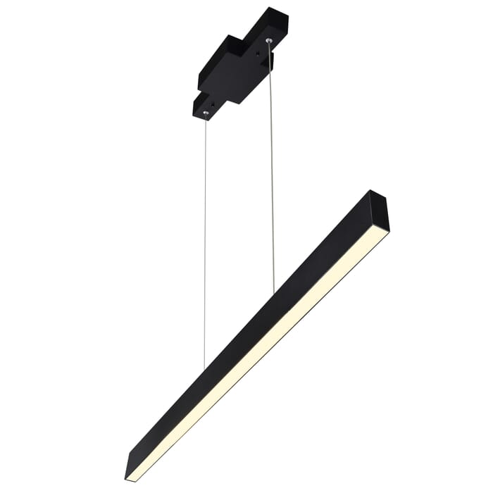 CWI Pienza 47 in LED Integrated Black Chandelier CWI Pienza 47 in LED Integrated Black Chandelier