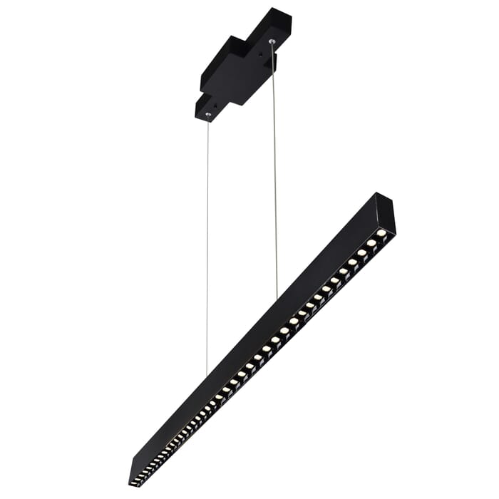 CWI Pienza 52 in LED Integrated Black Chandelier CWI Pienza 52 in LED Integrated Black Chandelier
