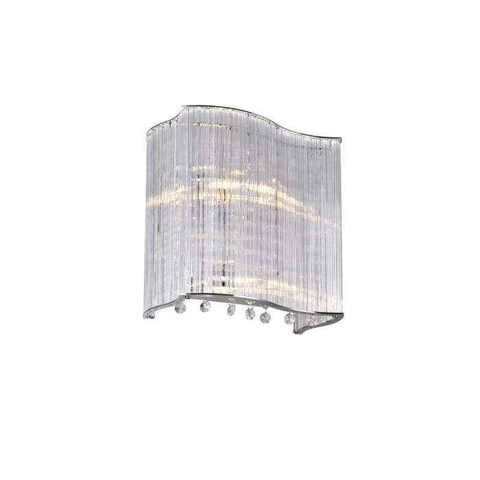CWI Elsa 2 Light Wall Sconce With Chrome Finish CWI Elsa 2 Light Wall Sconce With Chrome Finish